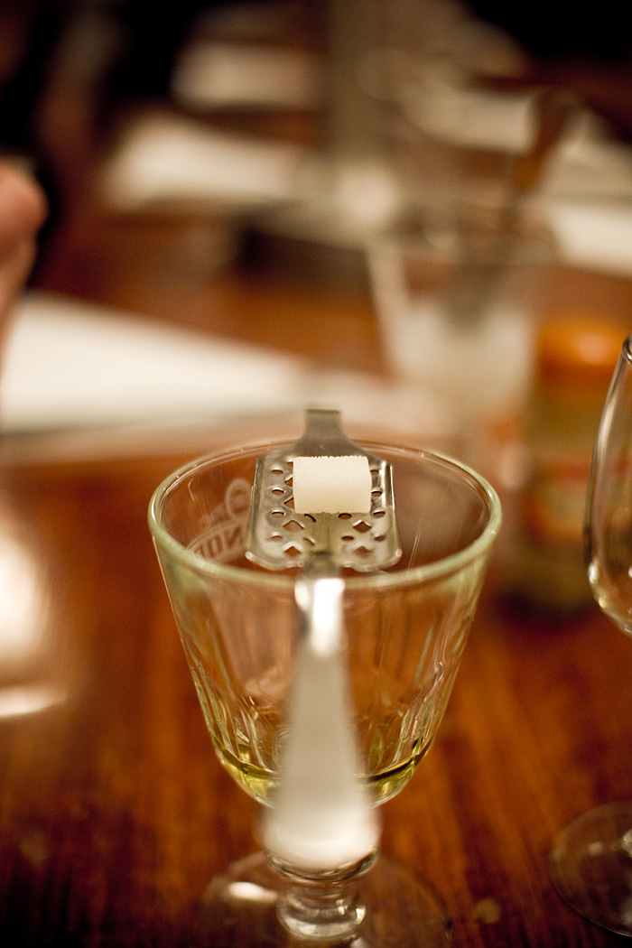 Dégustation d'absinthes à la Fée Verte de Paris