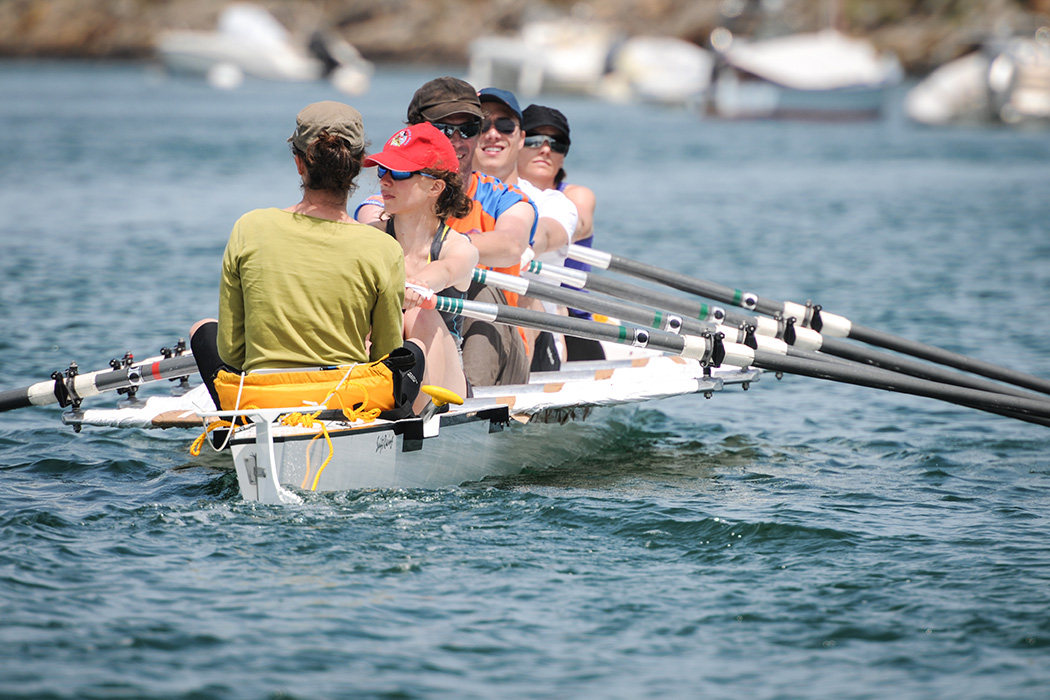 Reportage sportif pour le Club d'Aviron de Vannes