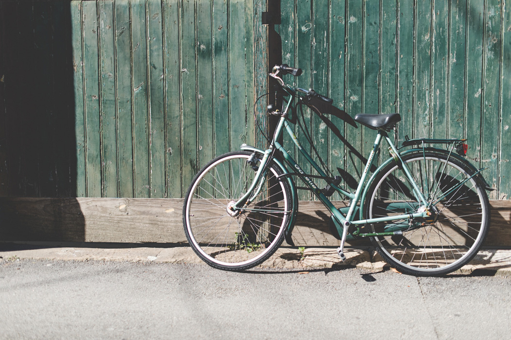 Le vélo de la marque Gazelle dans les rues de Vannes