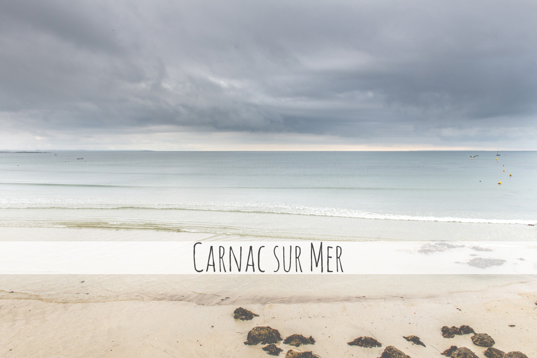 La plage de Carnac dans le Morbihan