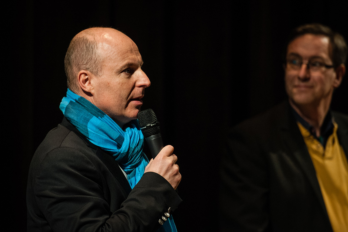 Entrepreneurs du Loc'h Luc Talbourdet en animateur de soirée