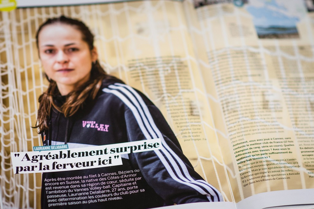 Laurianne Delabarre joue au Vannes Volley Ball