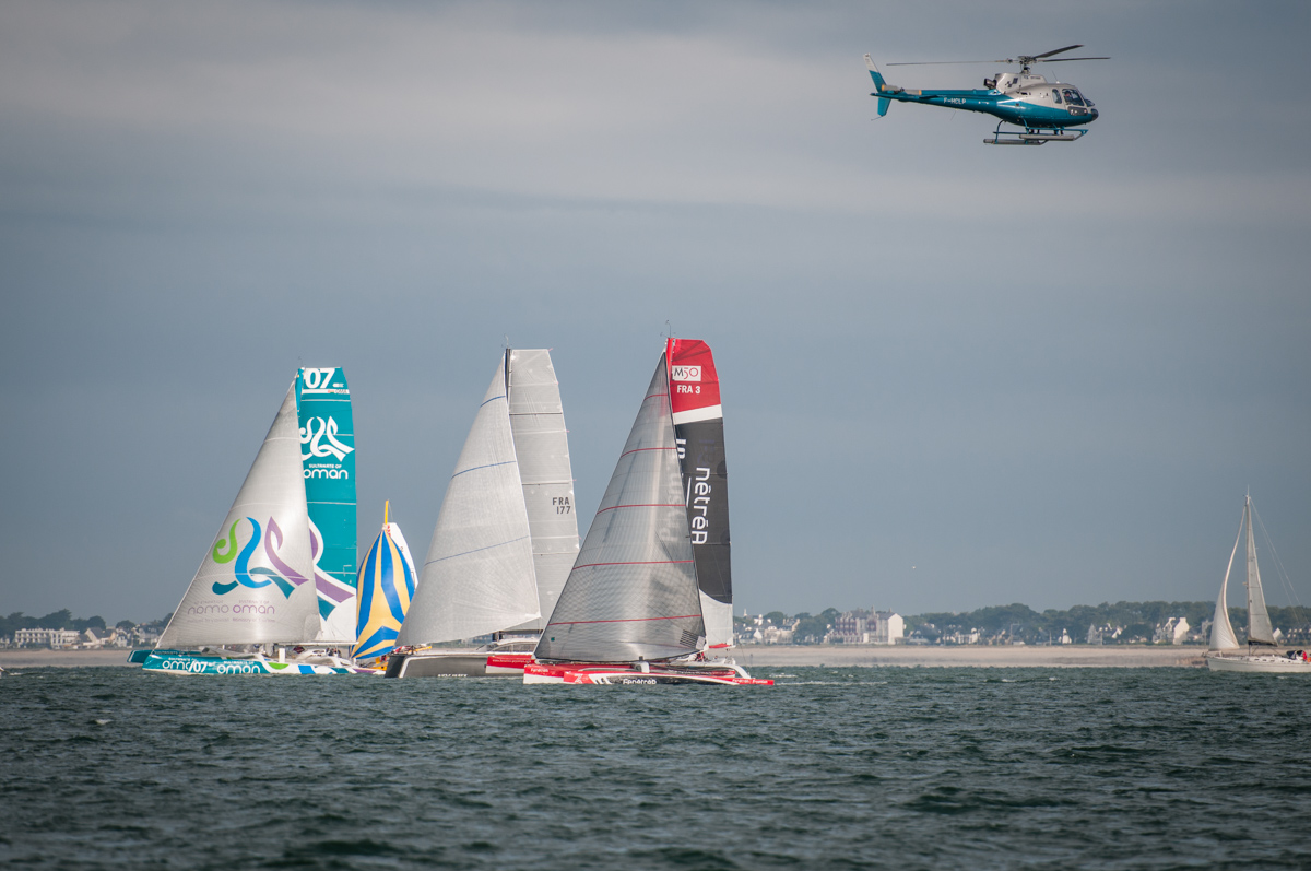 Photo aérienne Trimaran ArmenRace