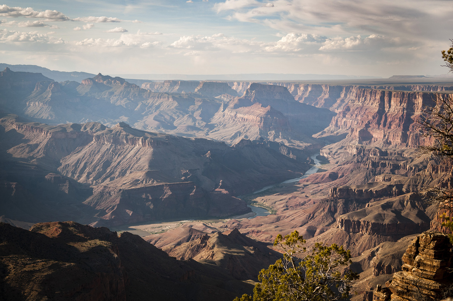 Couché de soleil sur le Grand Canyon