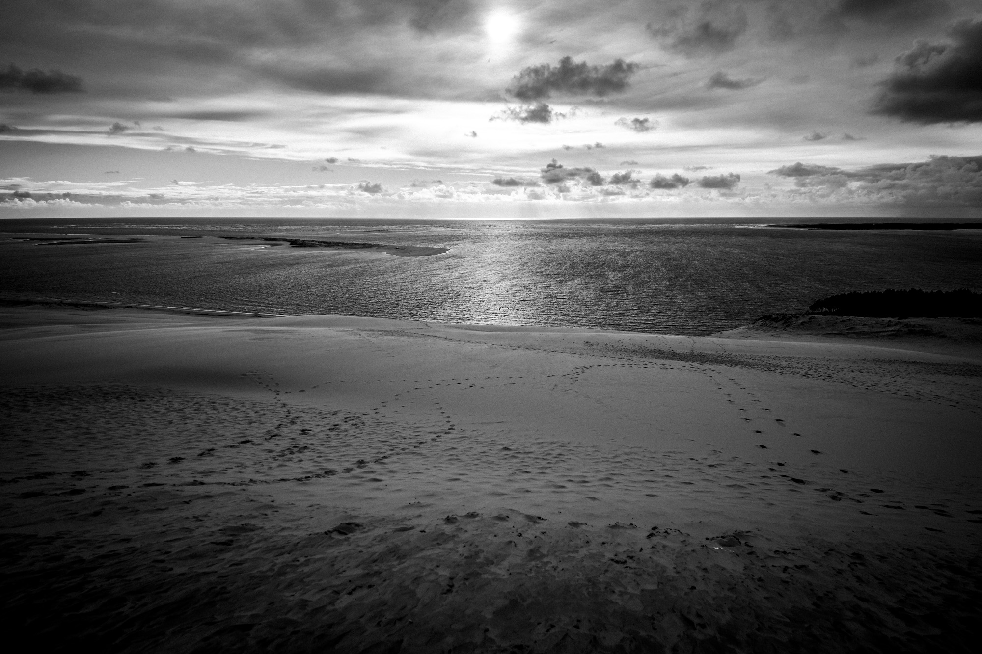 Couché de soleil sur la Dune du Pilat