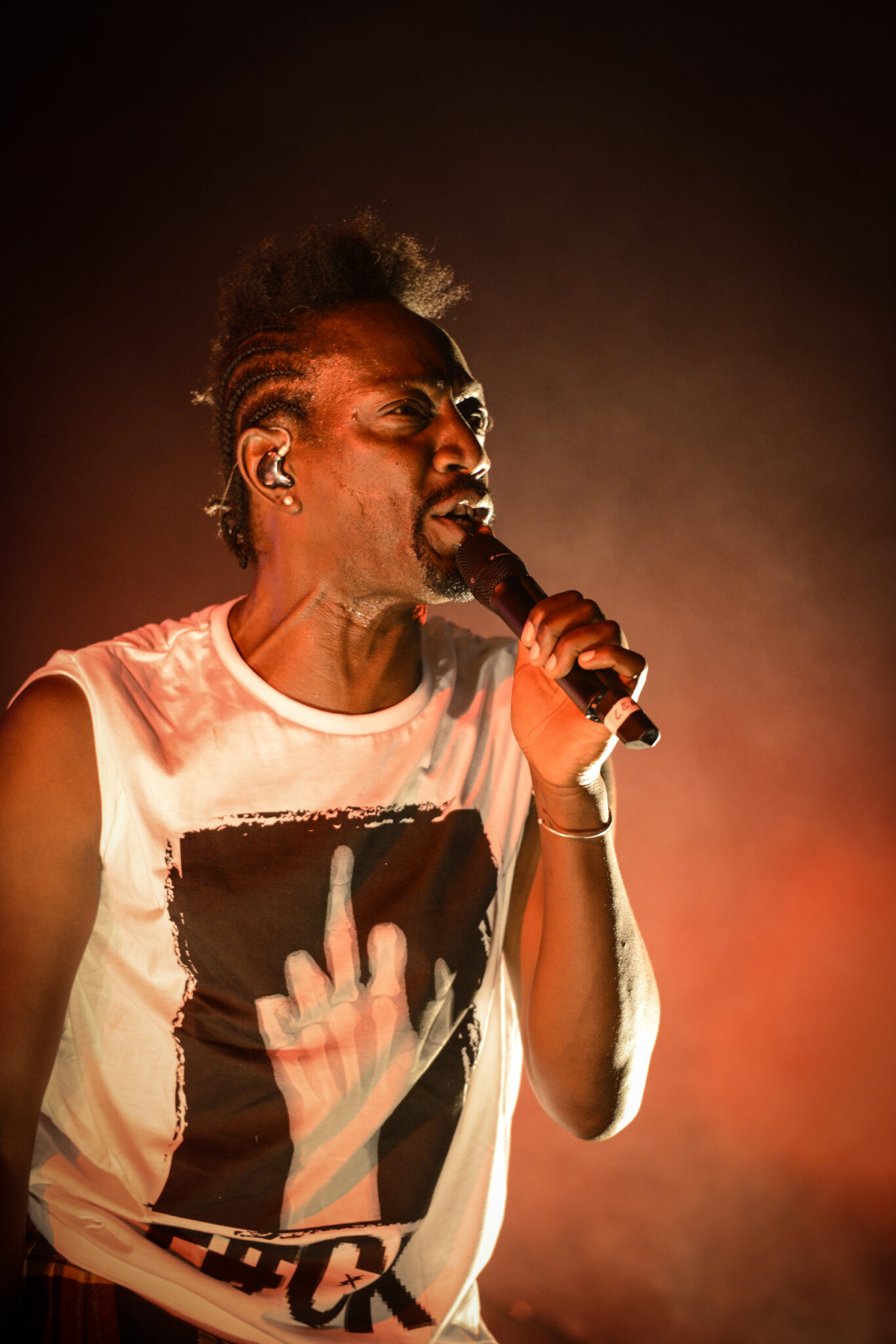 Marco Prince au micro